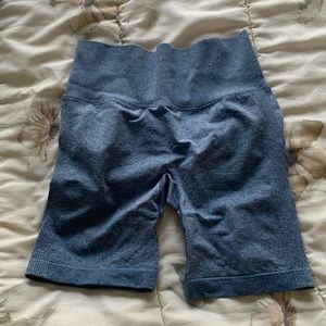 Shein Blue Scrunch Shorts